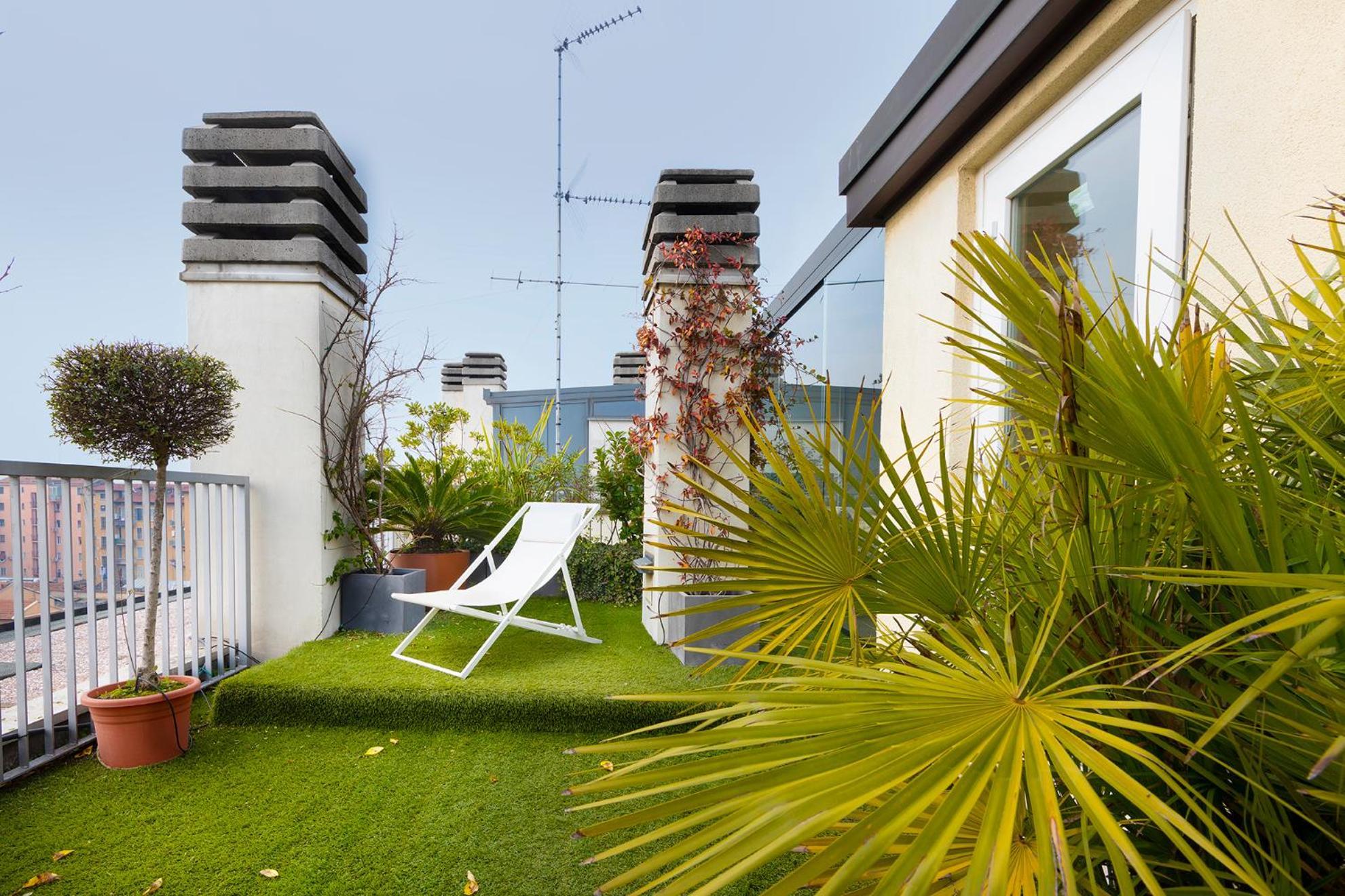 Giresio 41 - Your Penthouse With Rooftop Garden In Milano Navigli - Wifi Buitenkant foto